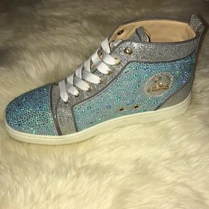 Christian Louboutin bip bip swarovski  sneakers.
